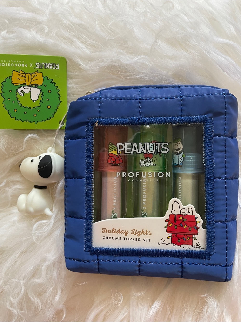 🎁🎄🎁Peanuts x Profusion Christmas Makeup Set NWT
